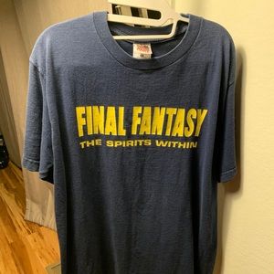 Final Fantasy Movie T-shirt Blue